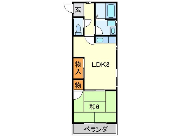 メゾン小百合園の物件間取画像